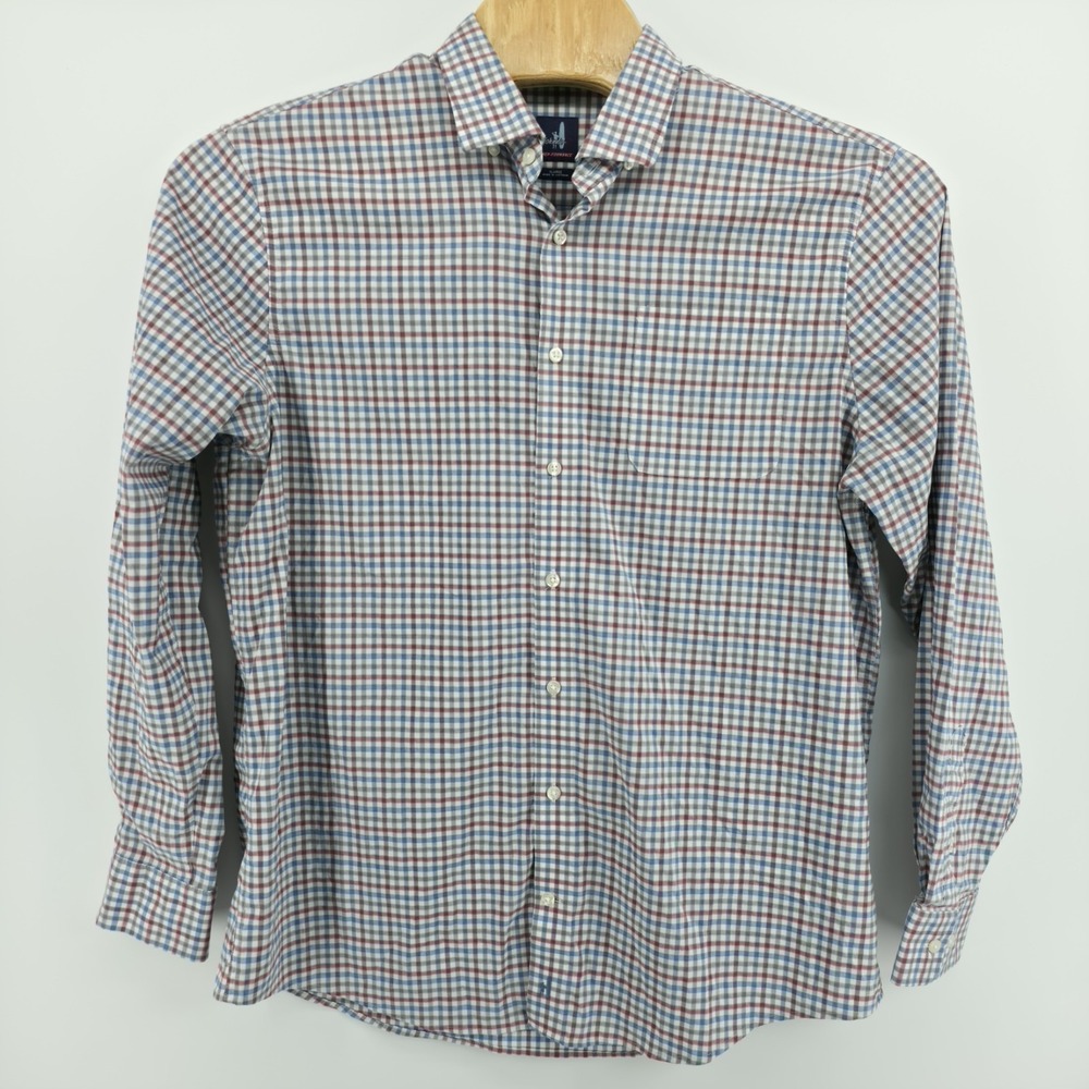 Johnnie-O Prep-Formance Shirts Mens XL Lot of 2 Plaid Button Down Stretch - Picture 2 of 16